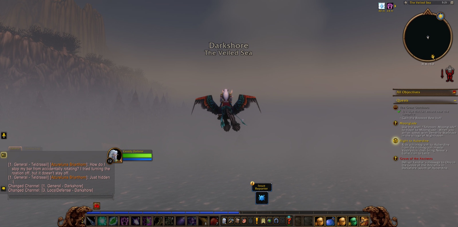 Entered Darkshore