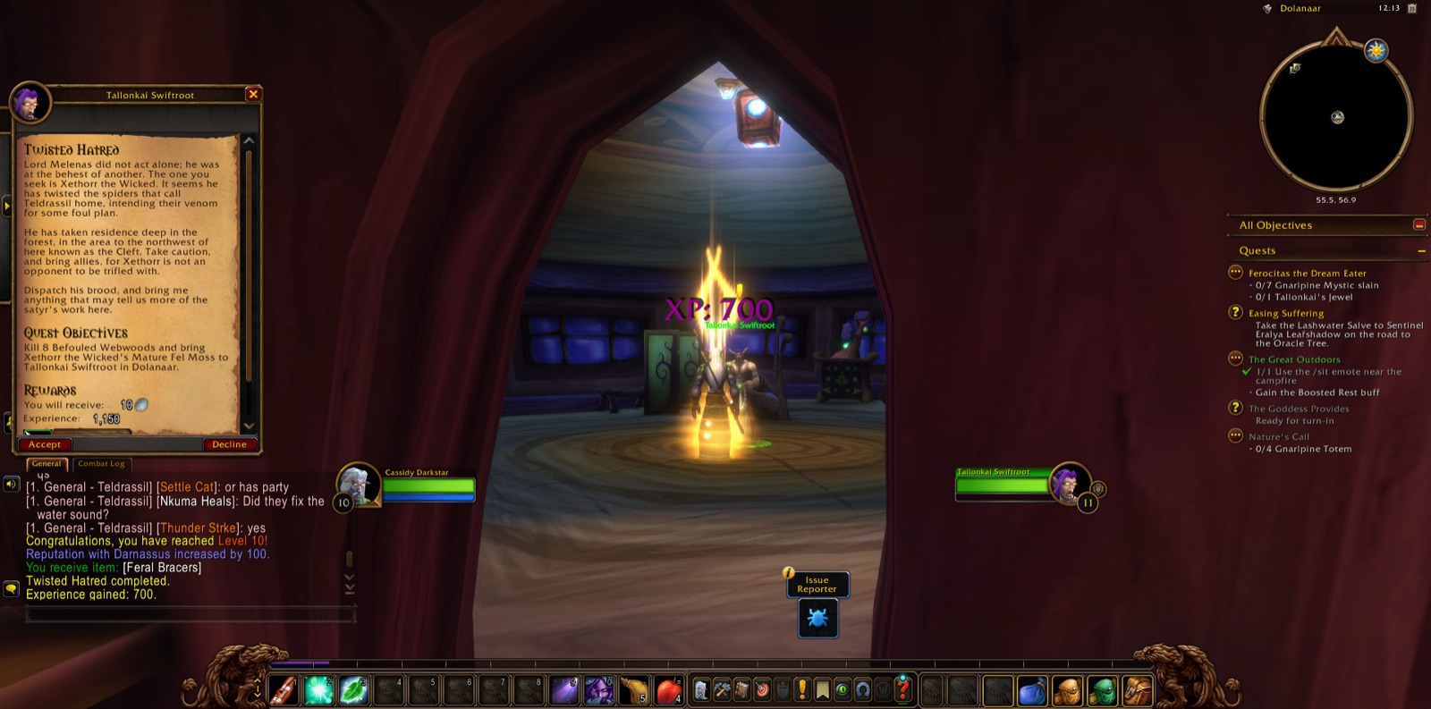 Reached Level 10 in Dolanaar