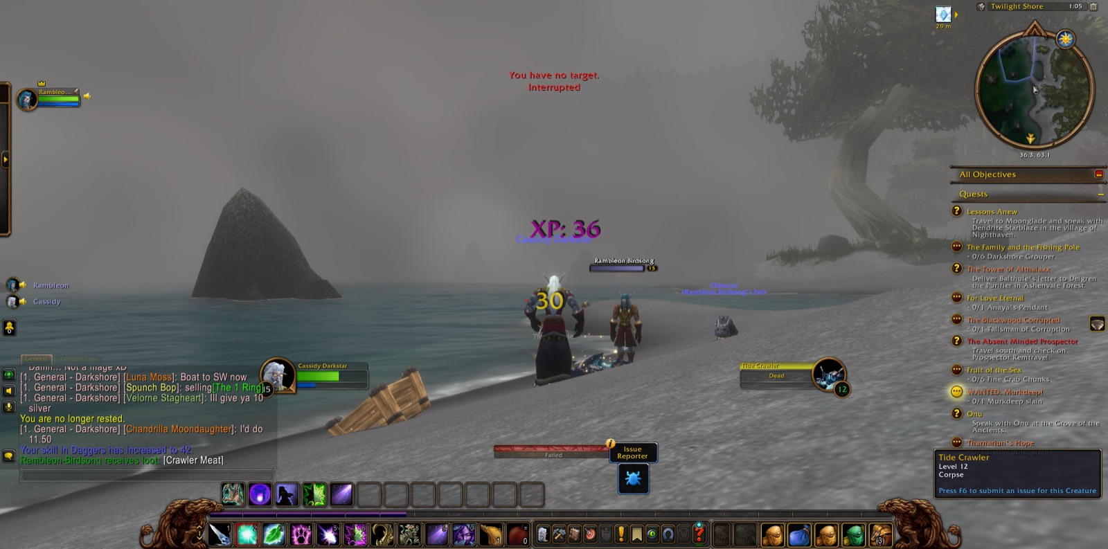 Screenshot in Twilight Shore