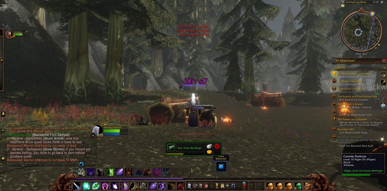 Screenshot in Cliffspring River