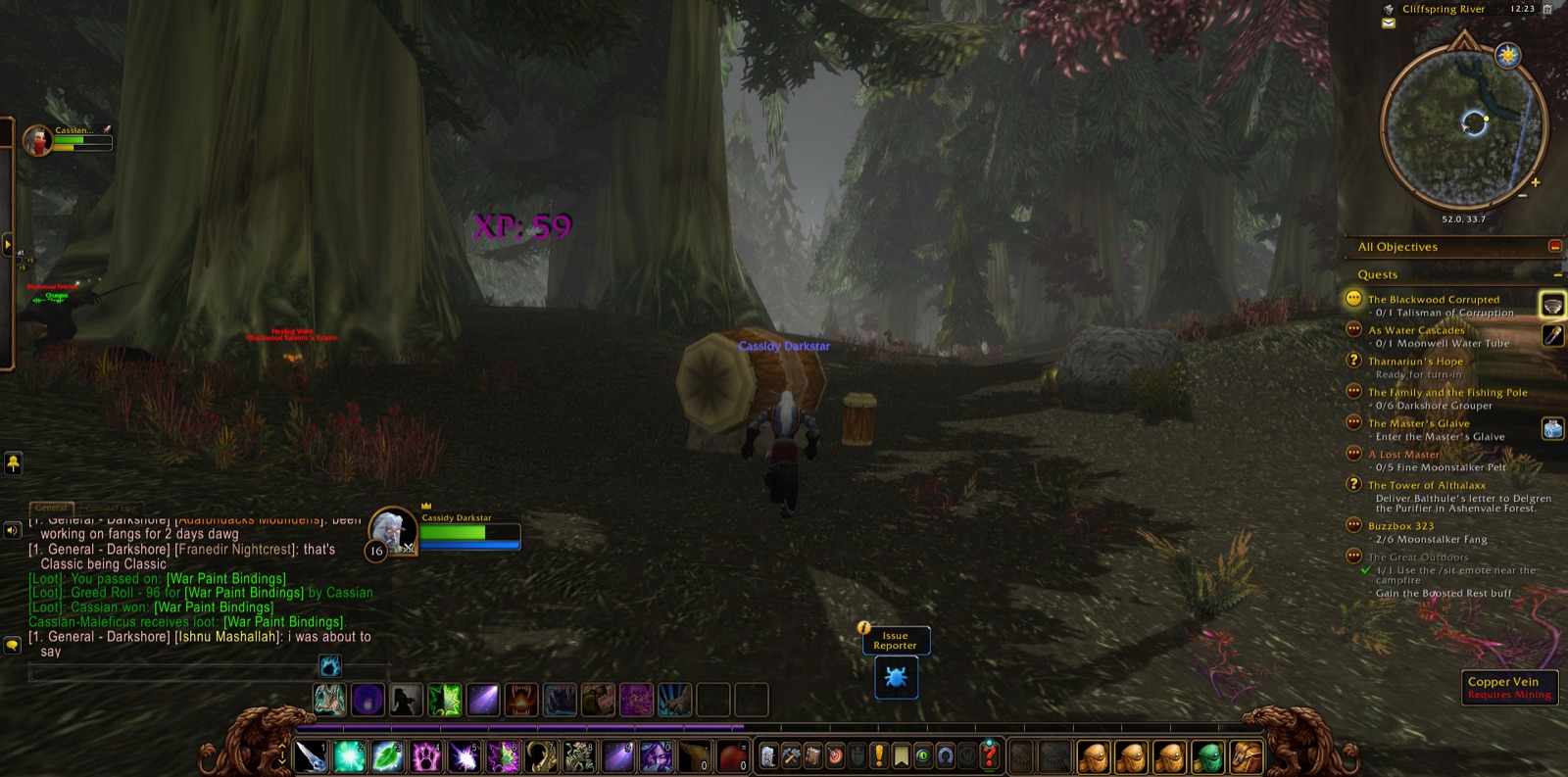 Screenshot in Cliffspring River