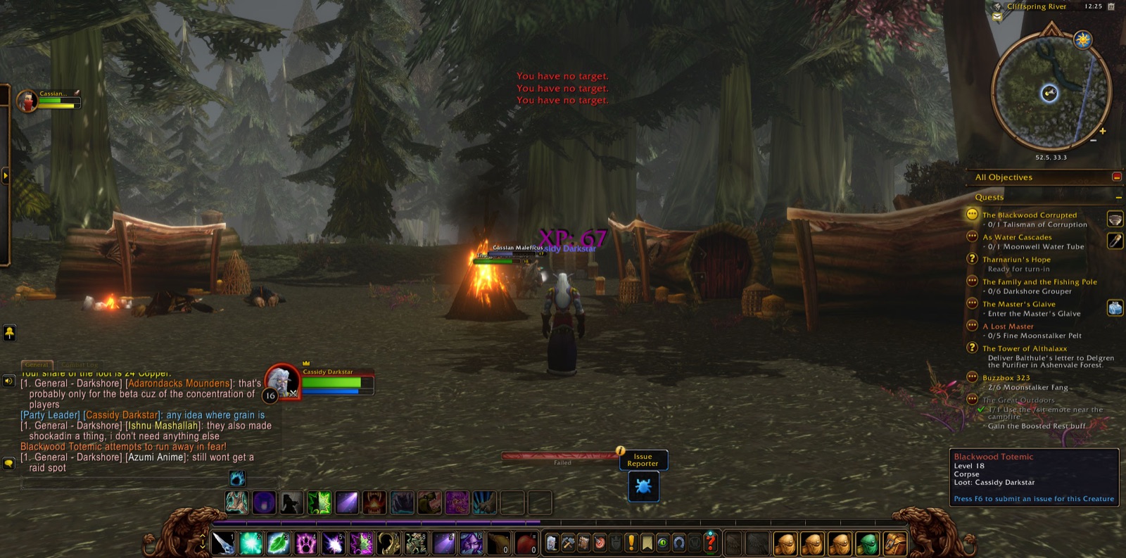 Screenshot in Cliffspring River