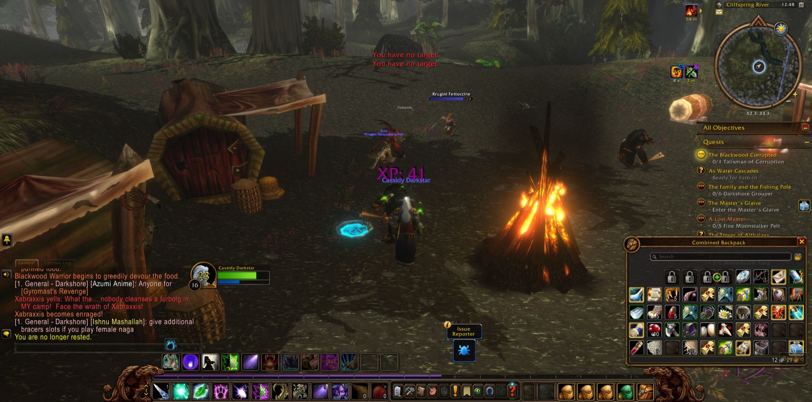 Screenshot in Cliffspring River