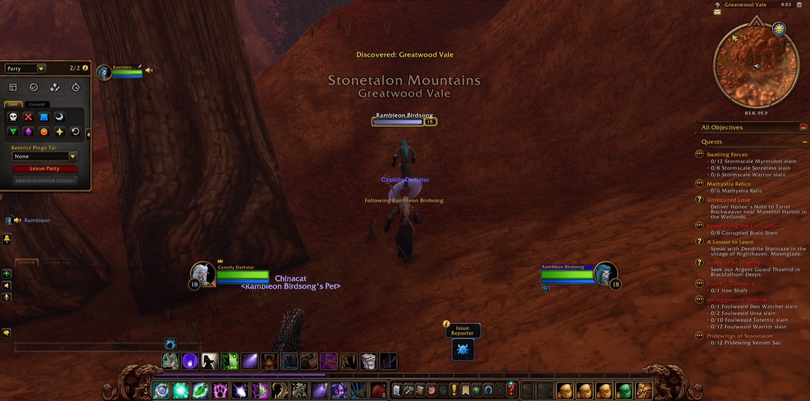Entered Stonetalon Mountains