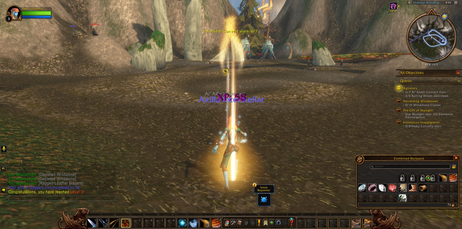 Reached Level 3 in Thendal Standing Stones