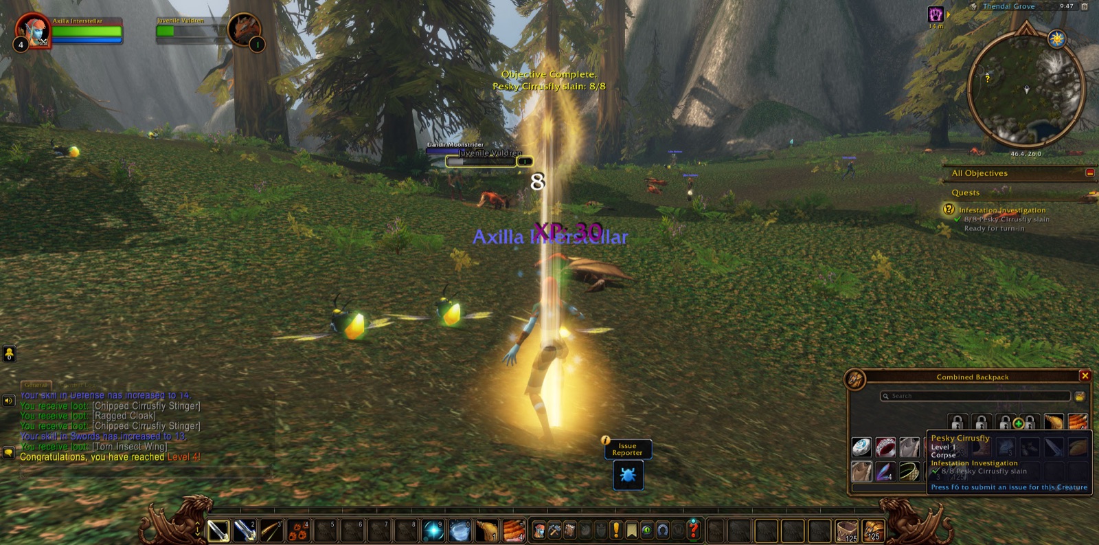 Reached Level 4 in Thendal Grove