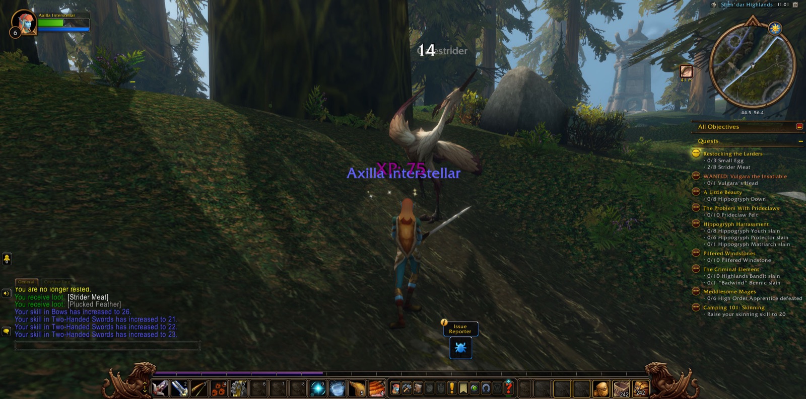 Screenshot in Shen'dar Highlands