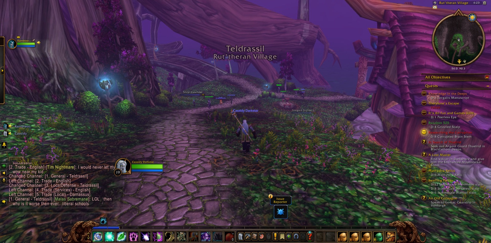 Entered Teldrassil
