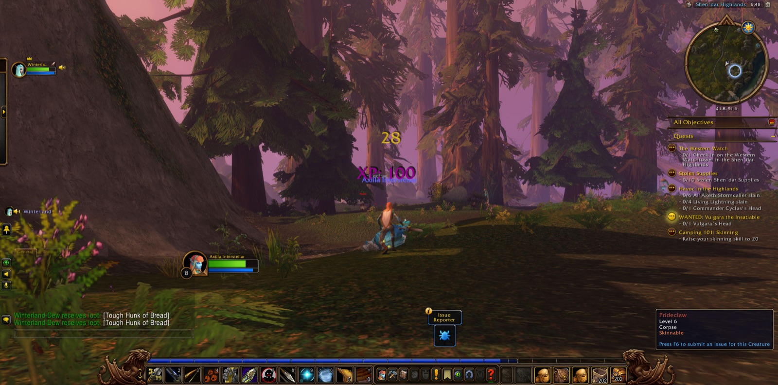 Screenshot in Shen'dar Highlands