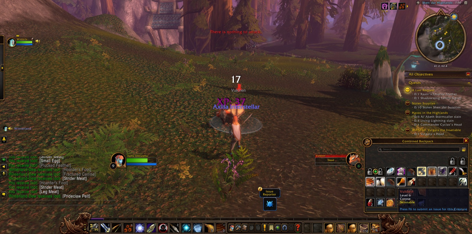Screenshot in Shen'dar Highlands