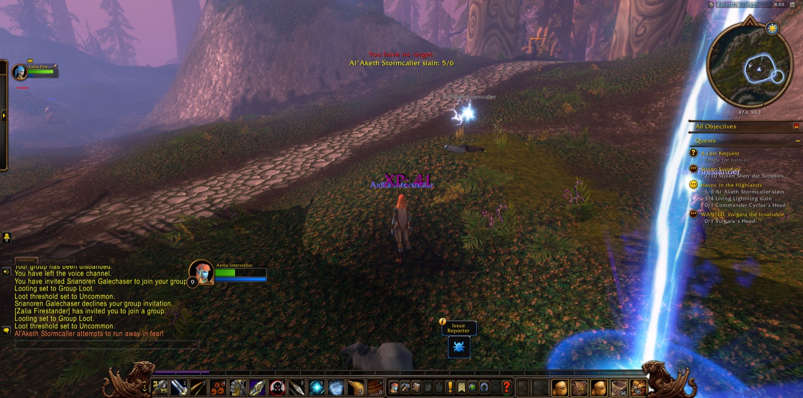 Screenshot in Falaath Village