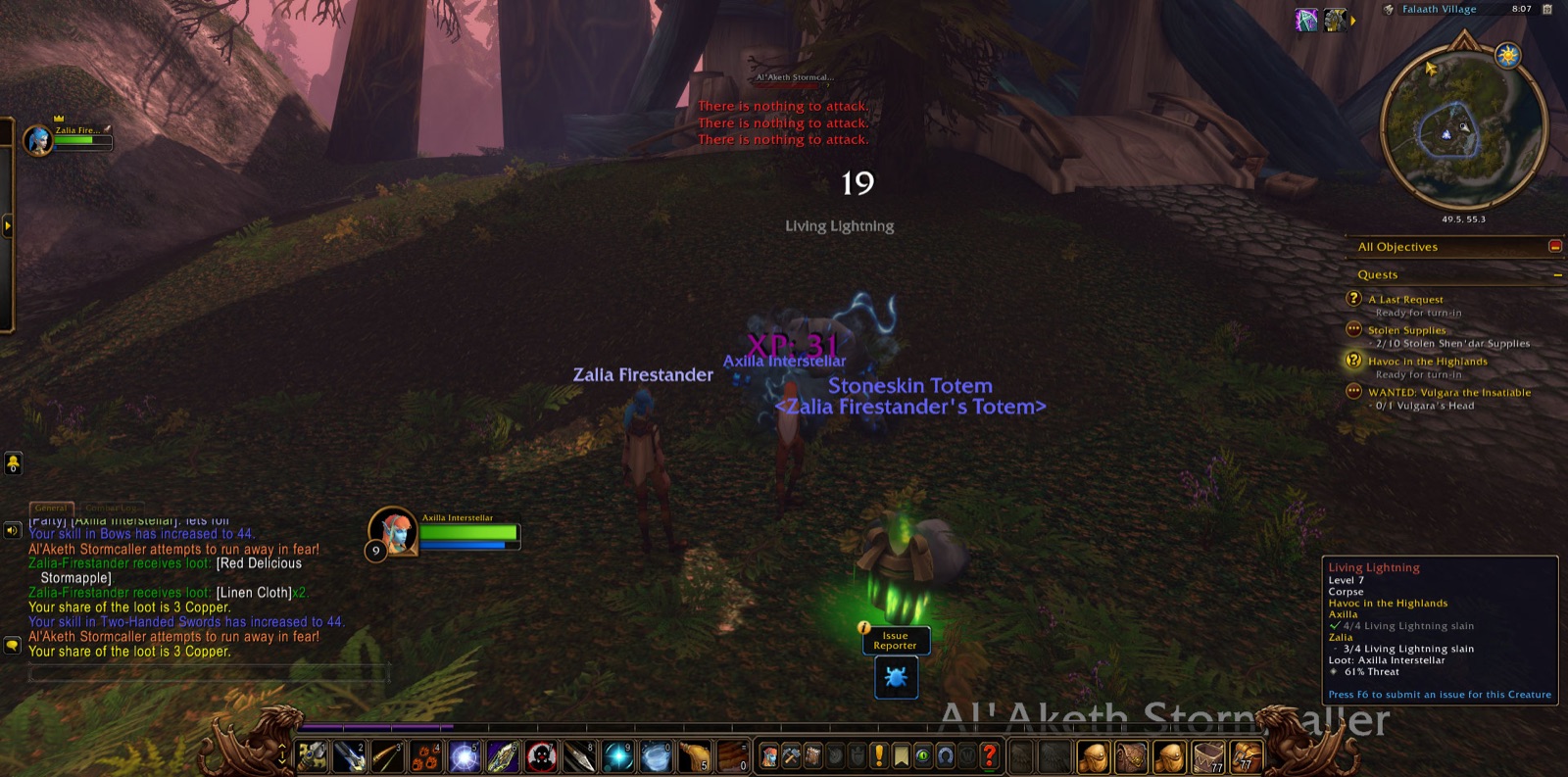 Screenshot in Falaath Village