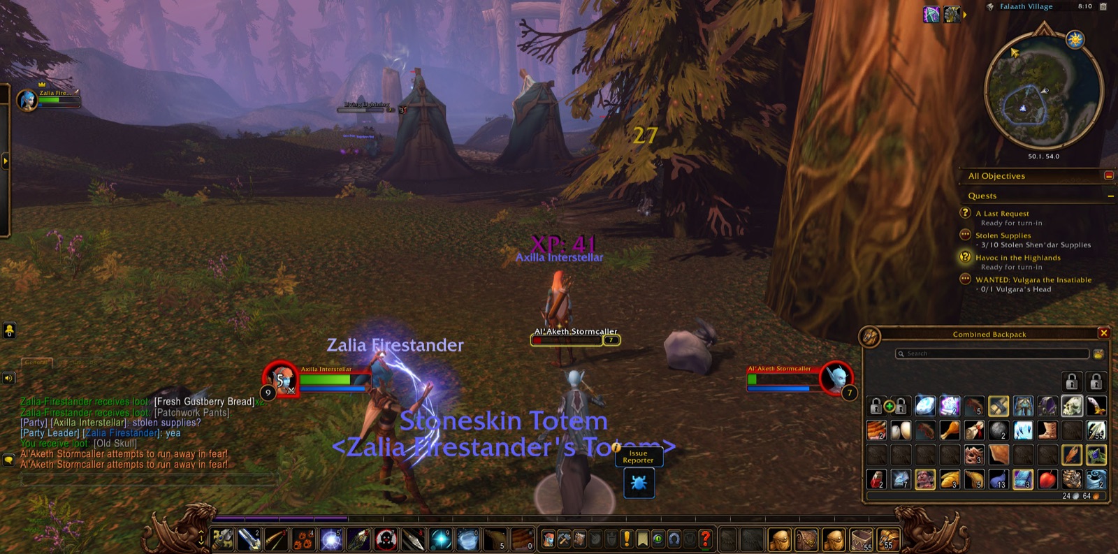 Screenshot in Falaath Village