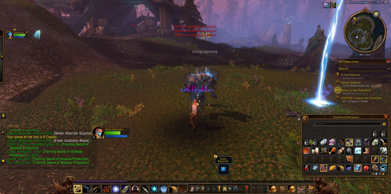 Screenshot in Falaath Village
