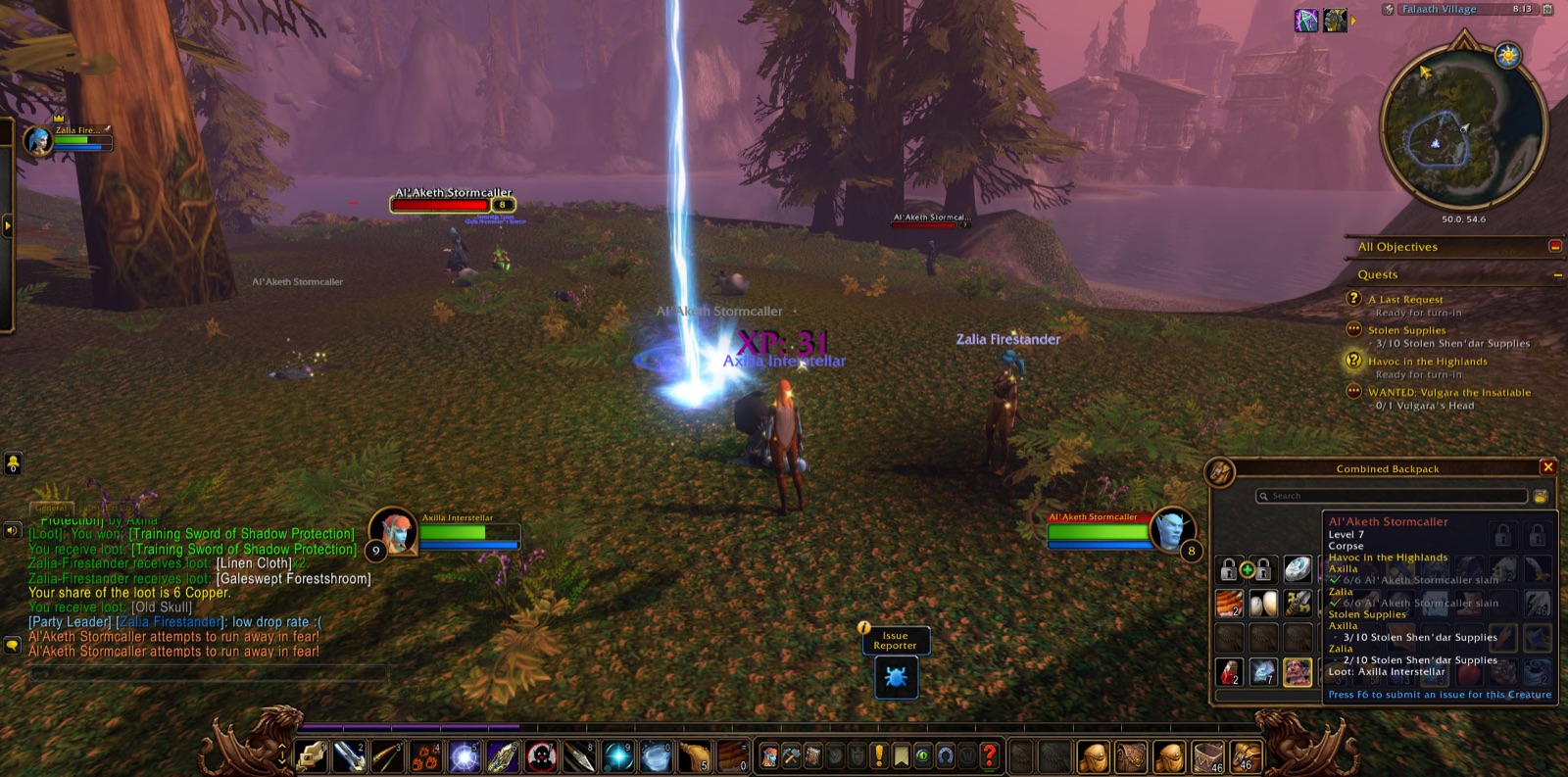 Screenshot in Falaath Village