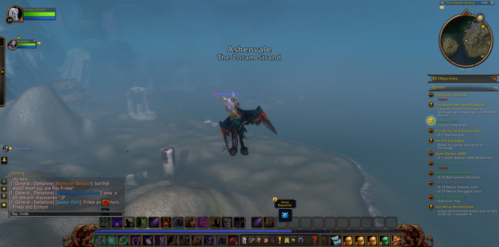 Entered Ashenvale