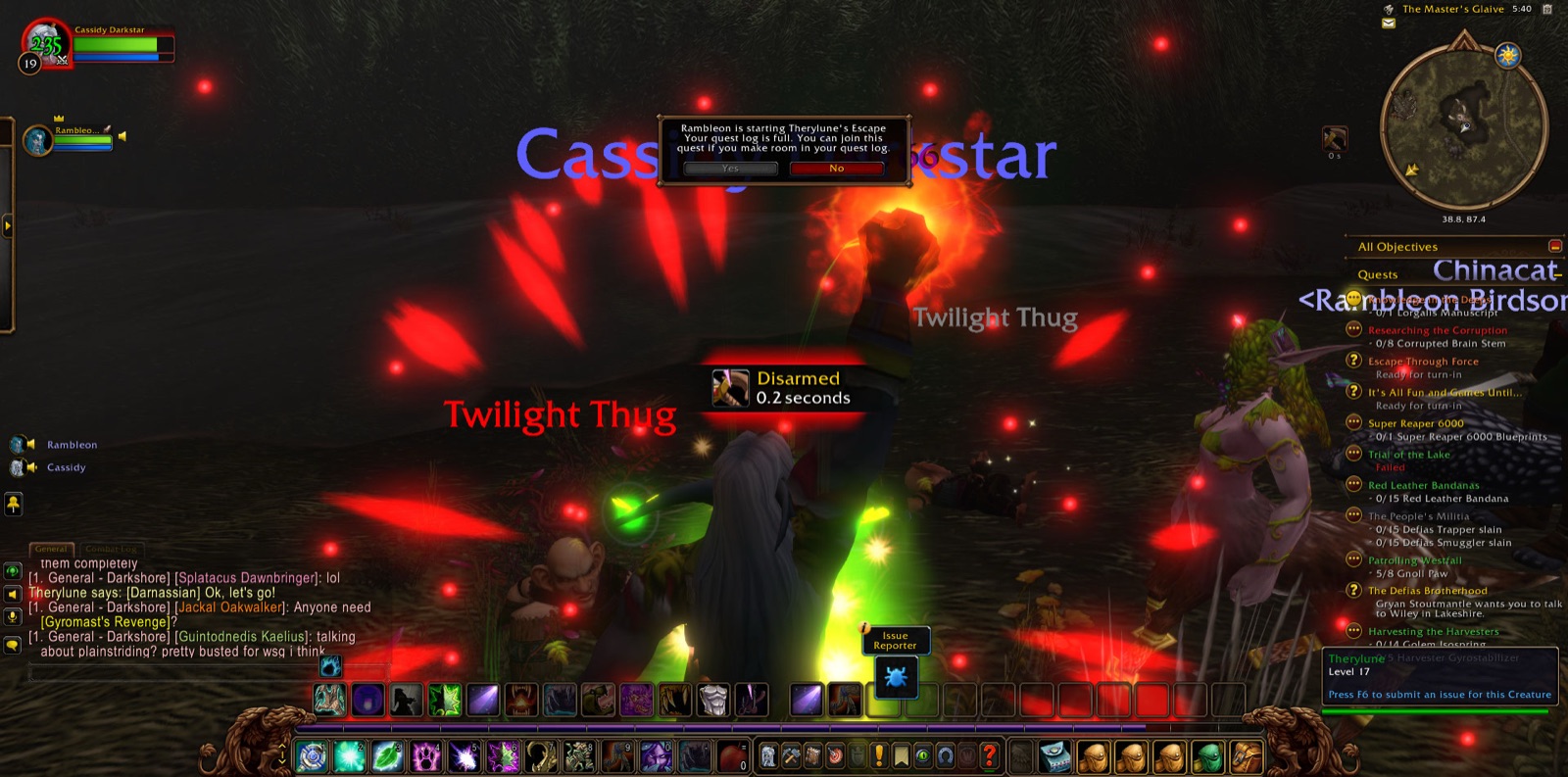 Screenshot in The Master's Glaive