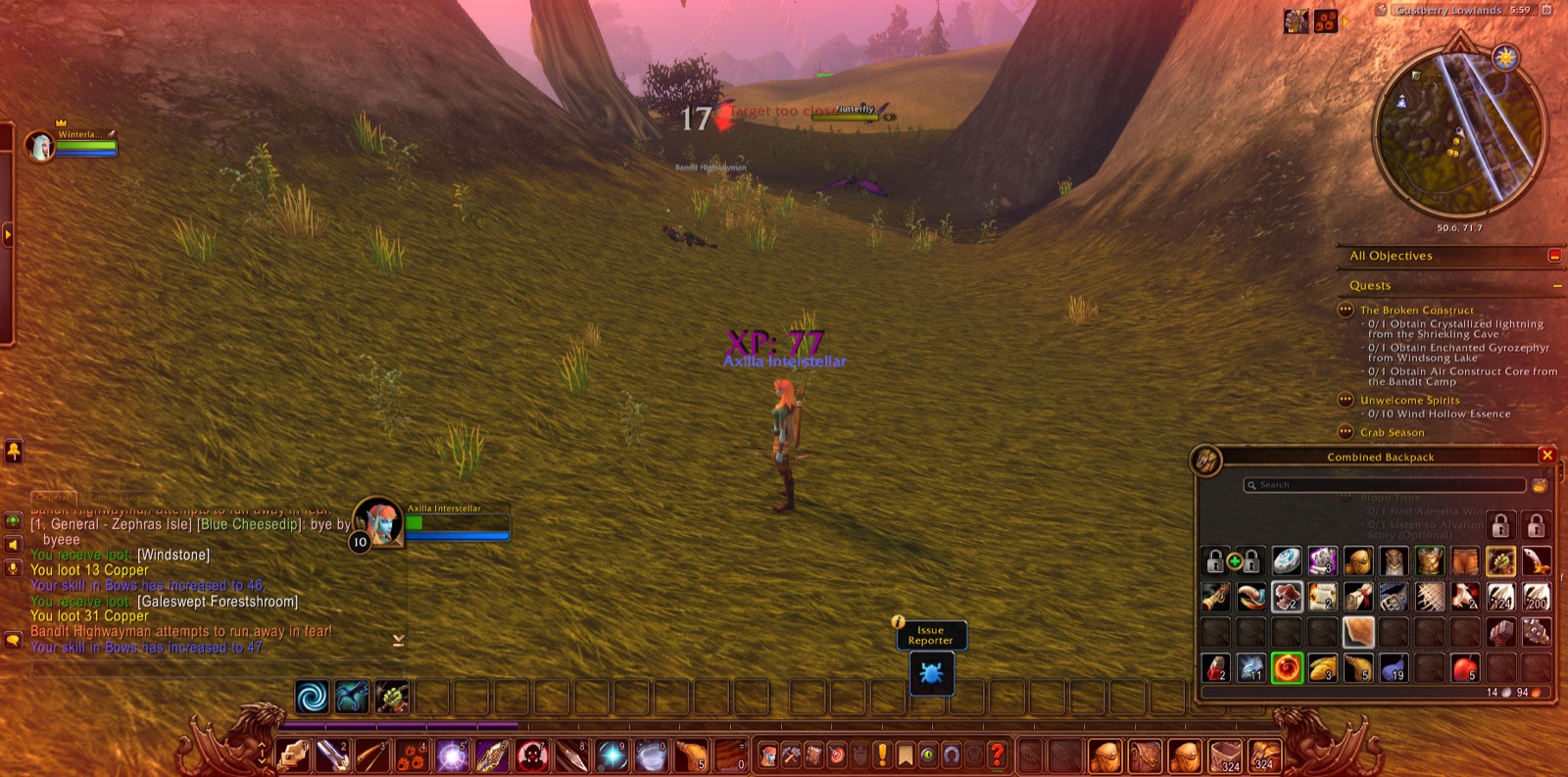 Screenshot in Gustberry Lowlands