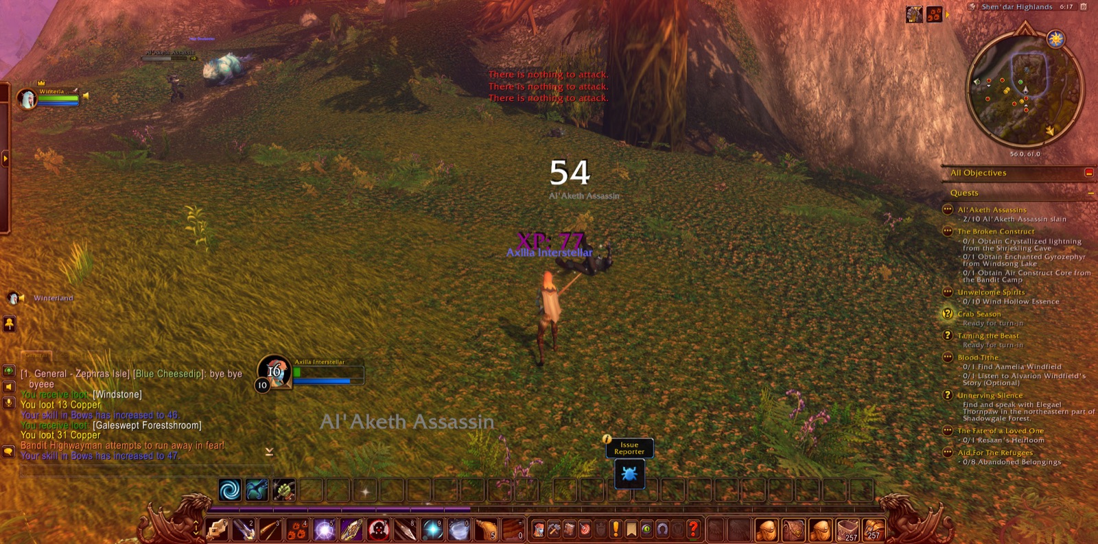 Screenshot in Shen'dar Highlands