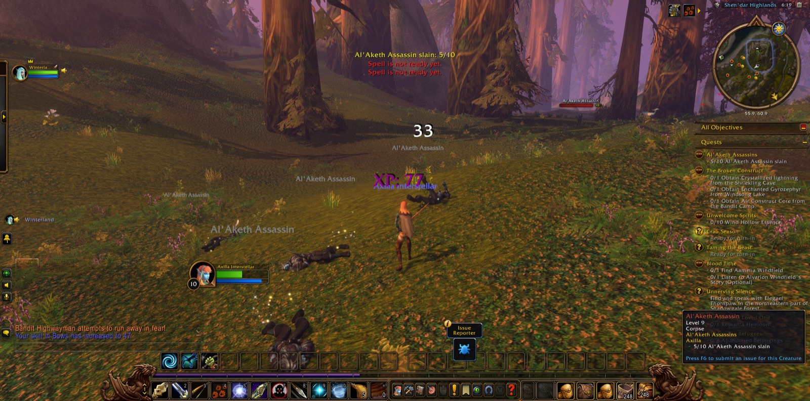 Screenshot in Shen'dar Highlands