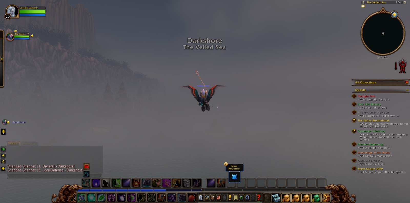 Entered Darkshore