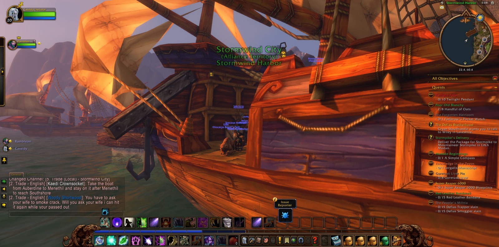 Entered Stormwind City