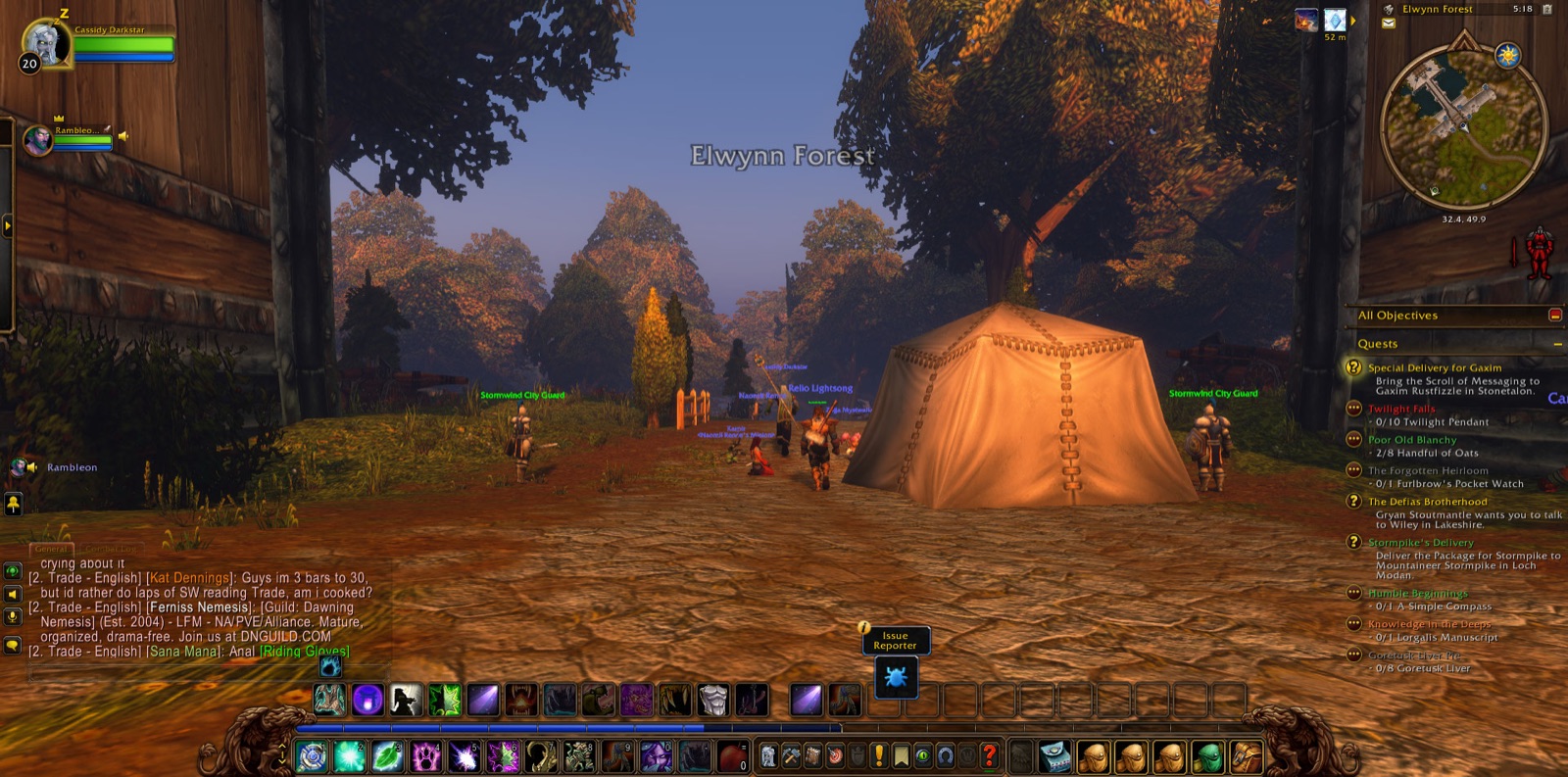 Entered Elwynn Forest
