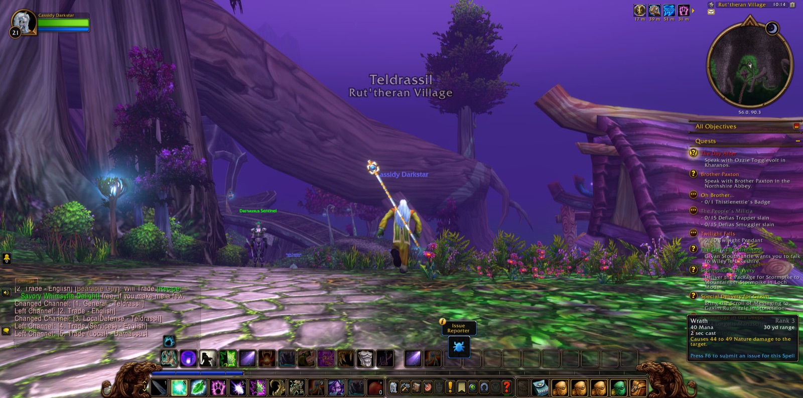 Entered Teldrassil