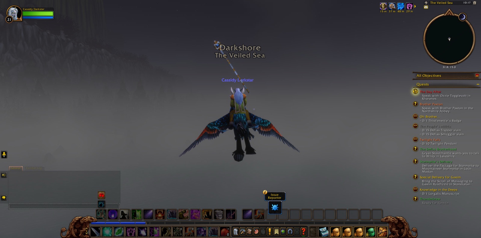 Entered Darkshore