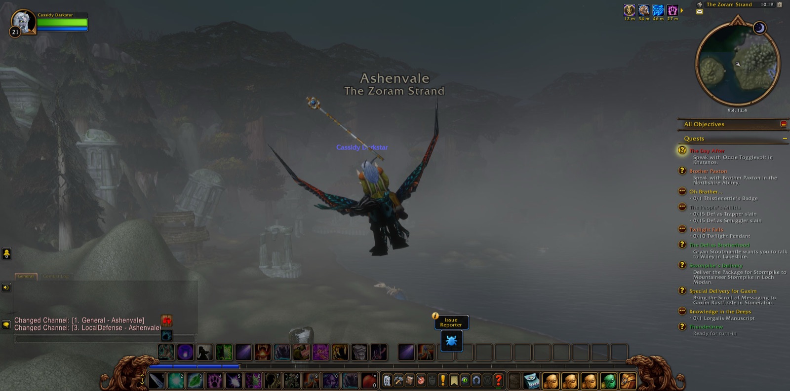 Entered Ashenvale