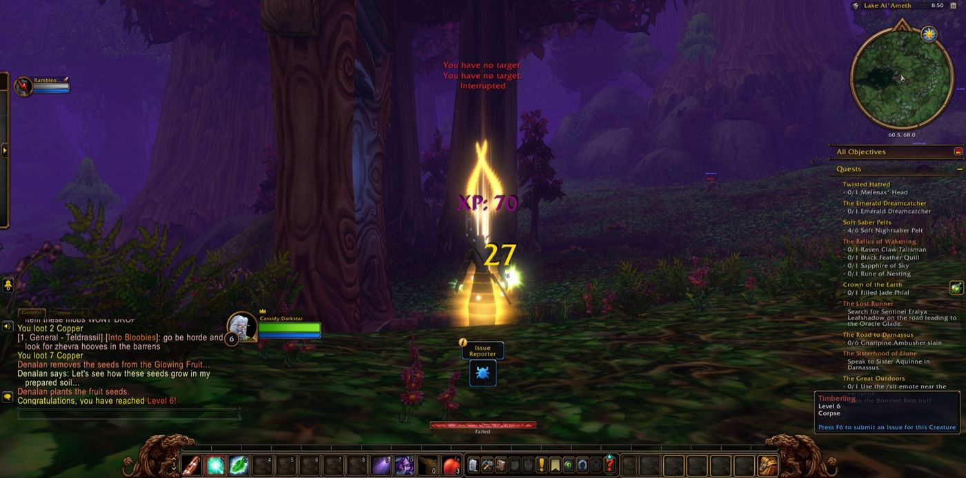 Reached Level 6 in Lake Al'Ameth