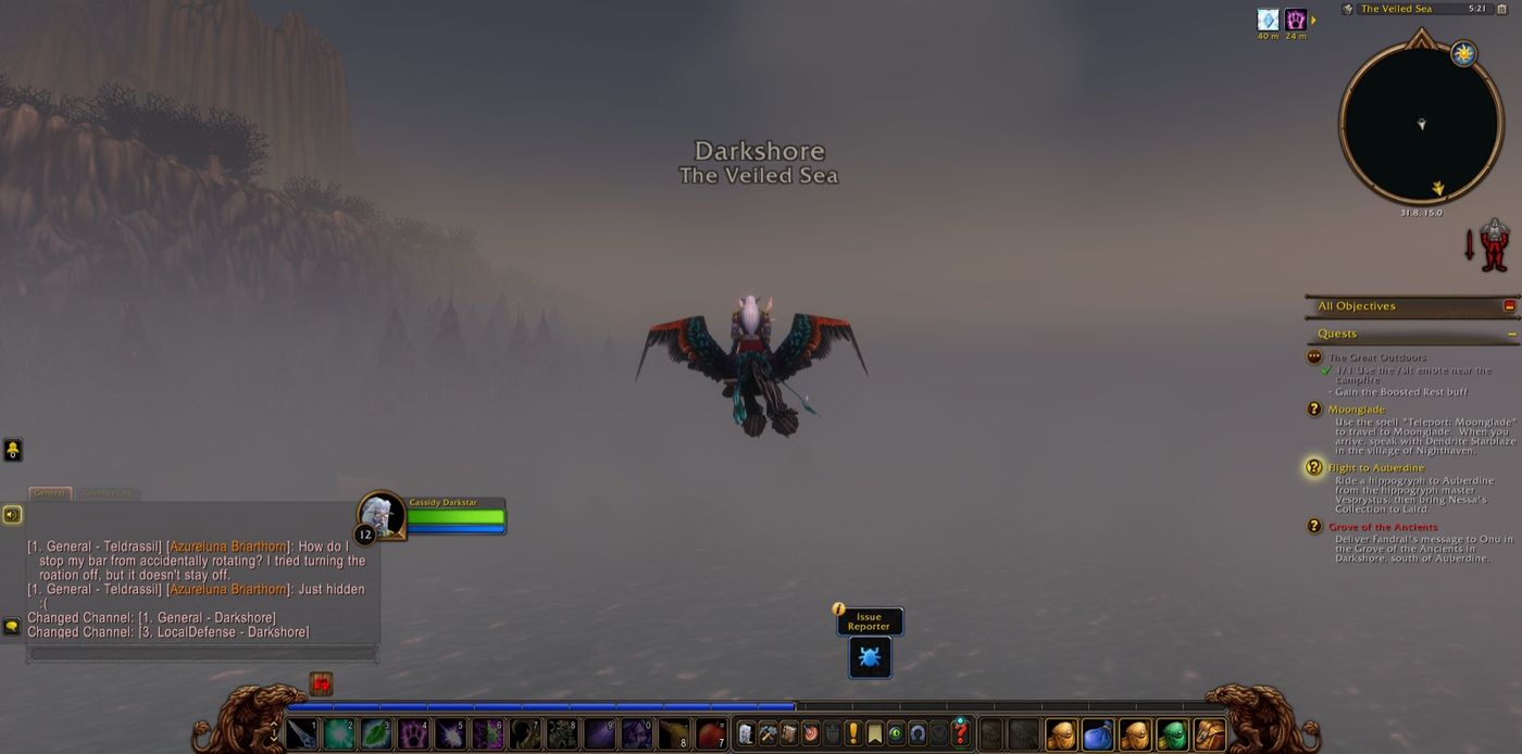 Entered Darkshore