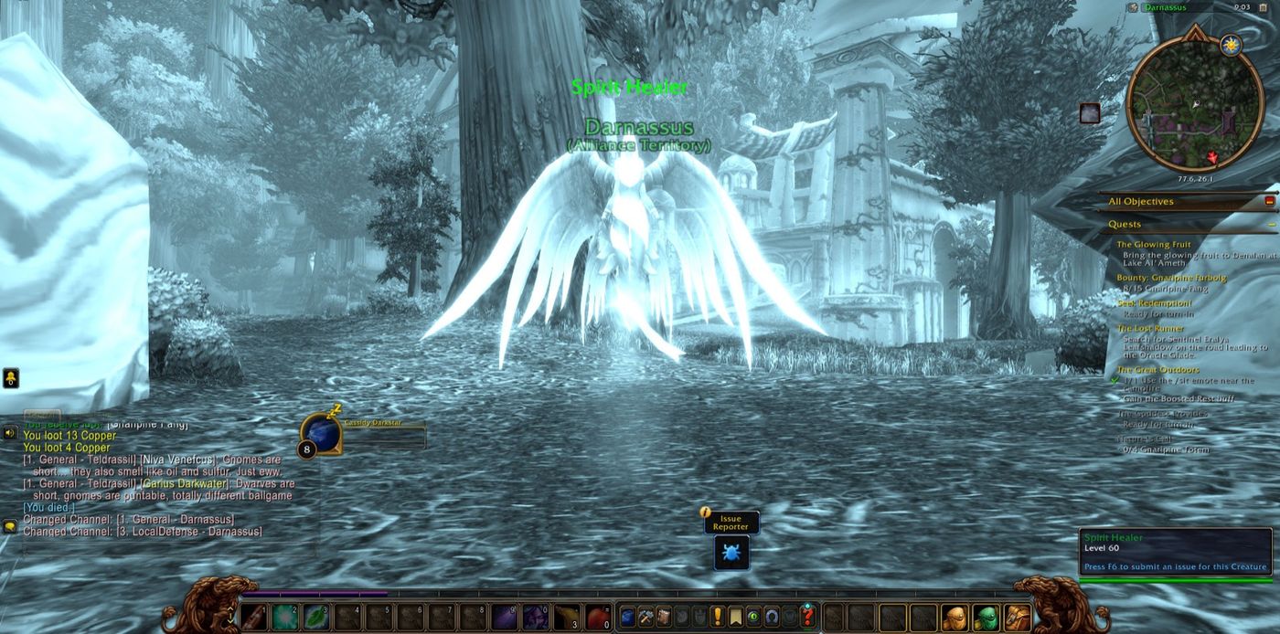 Entered Darnassus