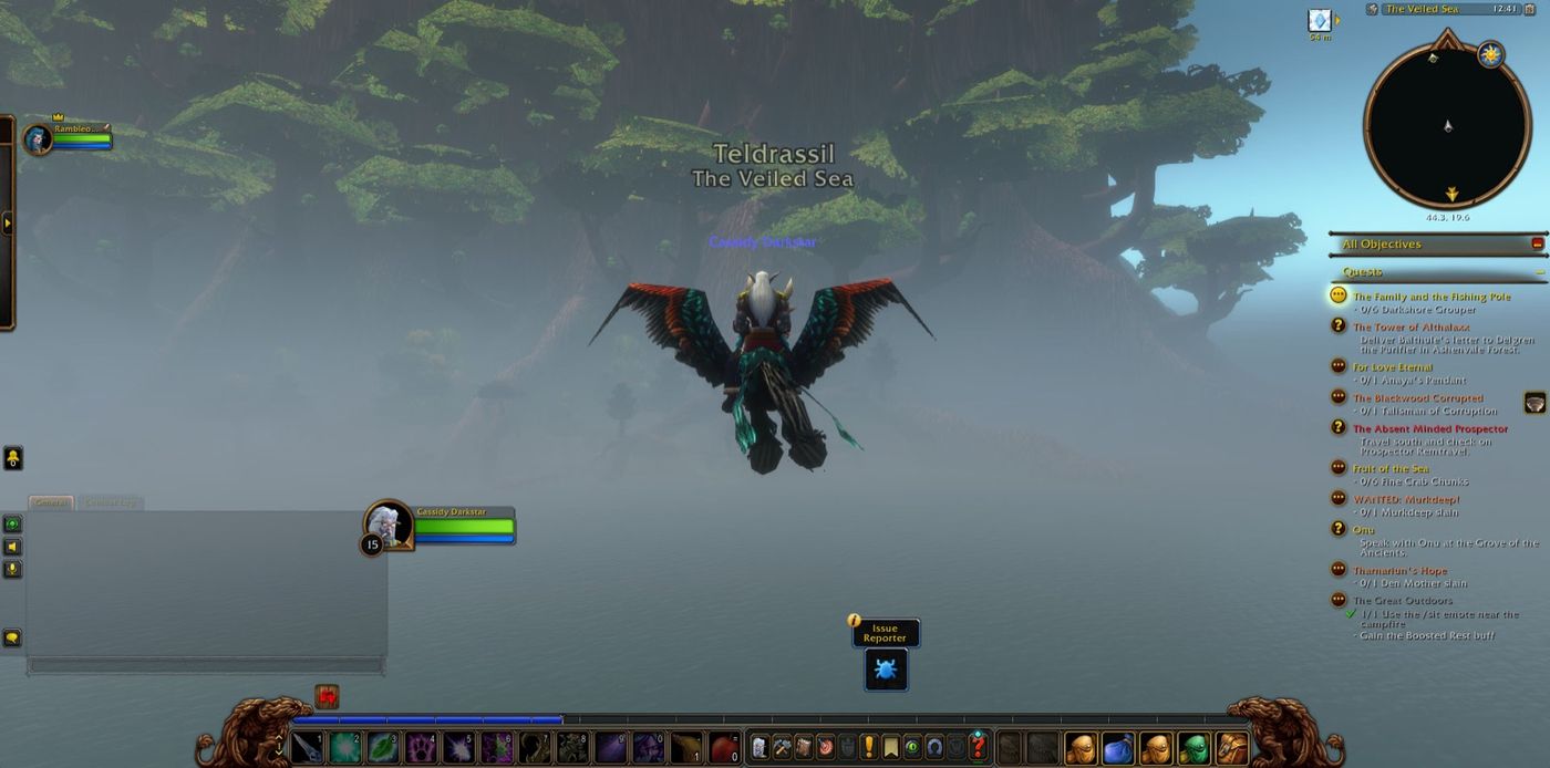 Entered Teldrassil