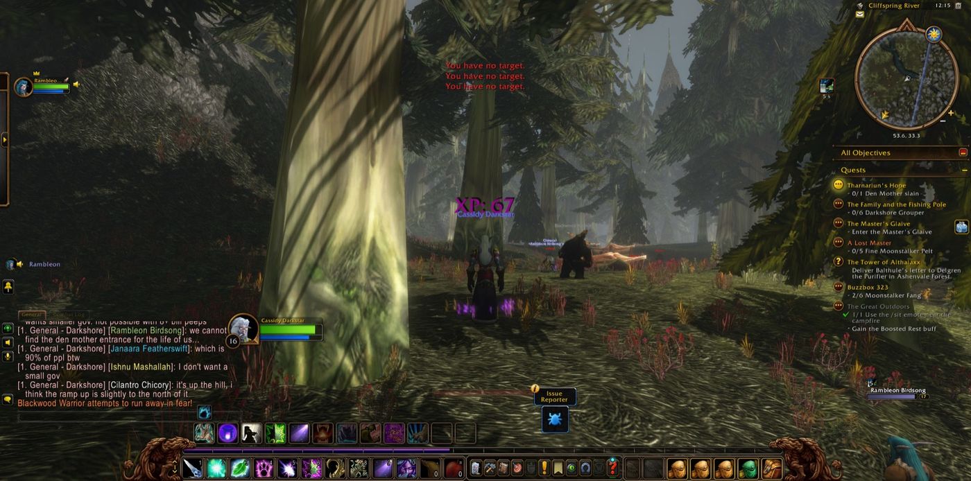 Screenshot in Cliffspring River