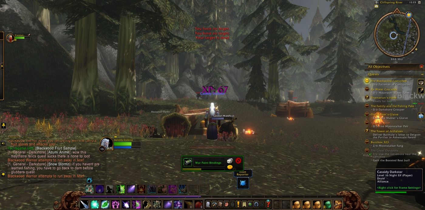 Screenshot in Cliffspring River