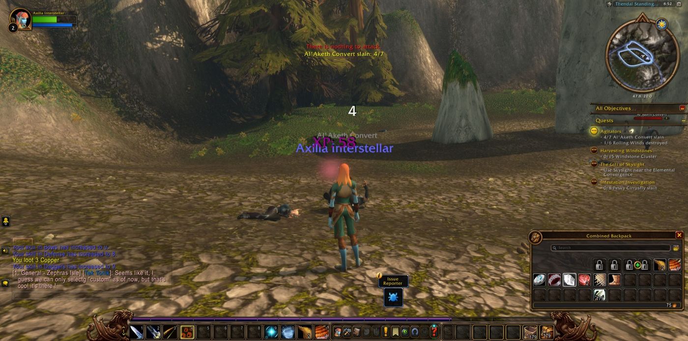 Screenshot in Thendal Standing Stones