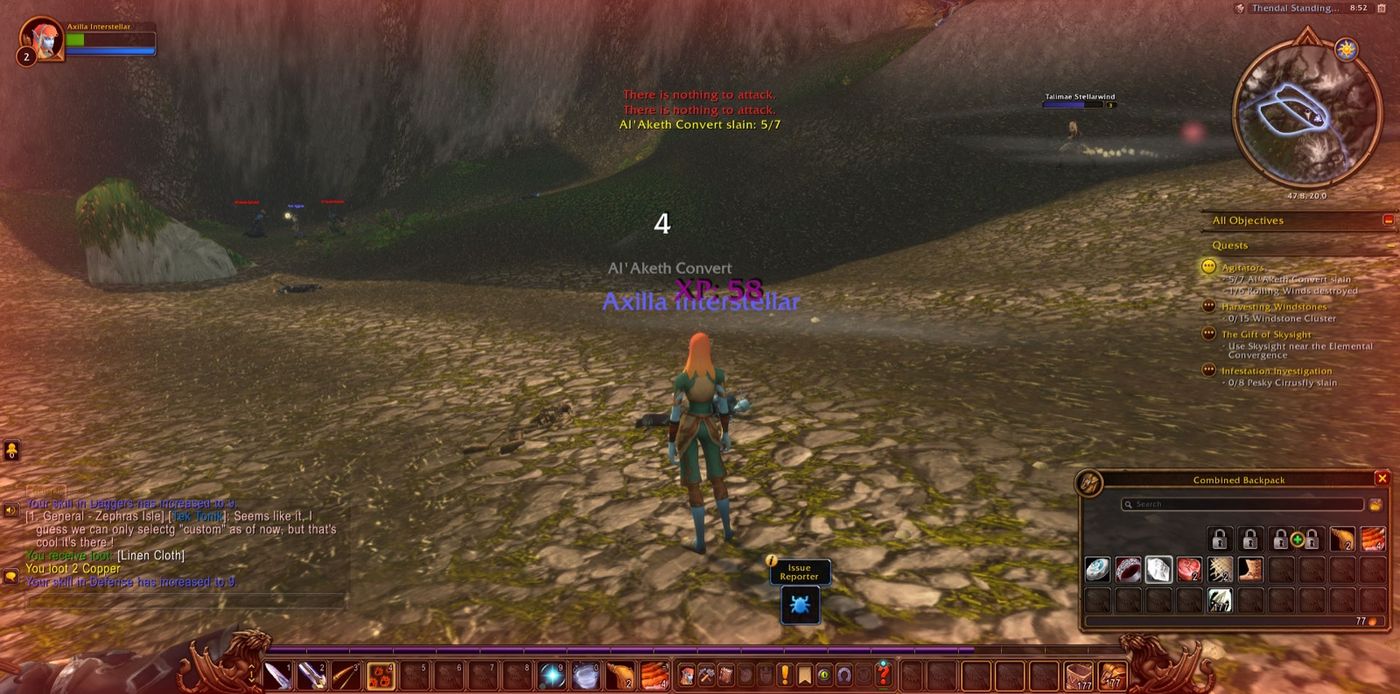 Screenshot in Thendal Standing Stones