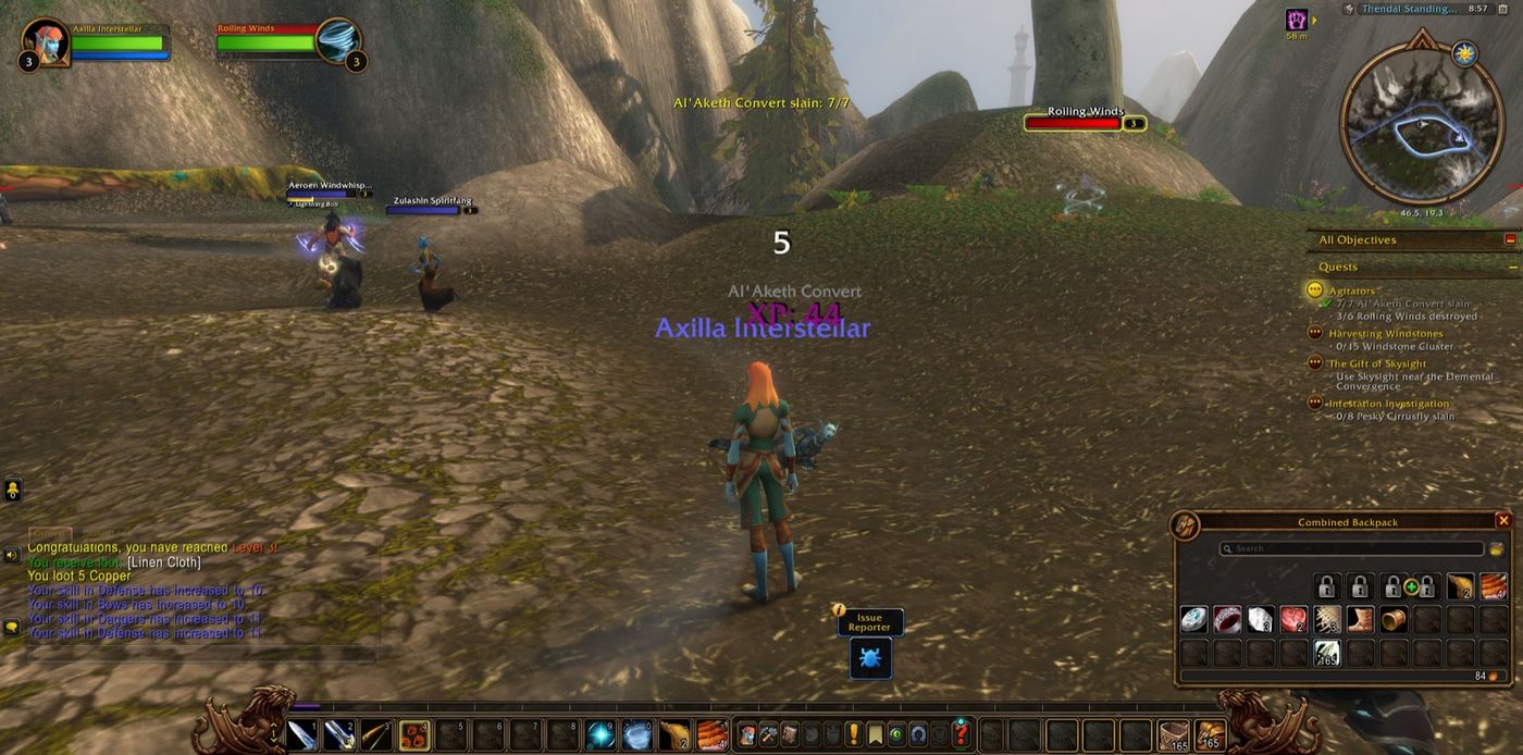 Screenshot in Thendal Standing Stones