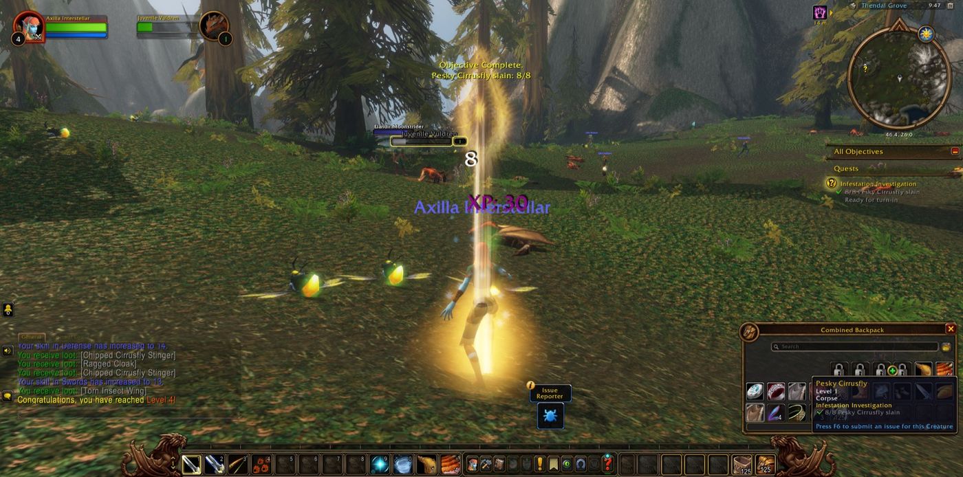 Reached Level 4 in Thendal Grove