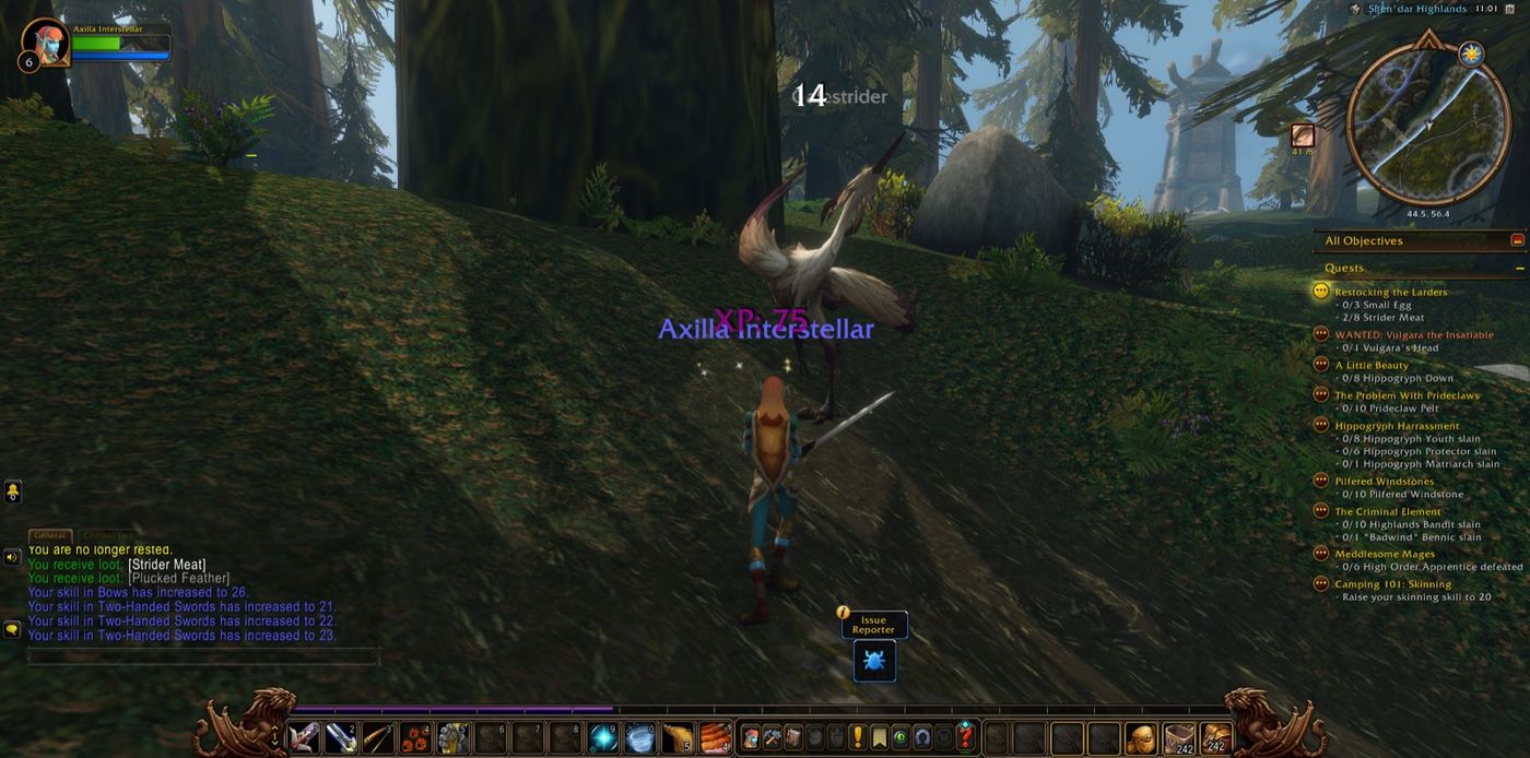 Screenshot in Shen'dar Highlands