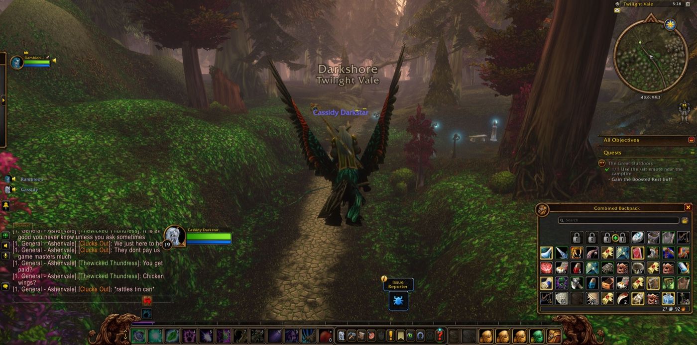 Entered Darkshore