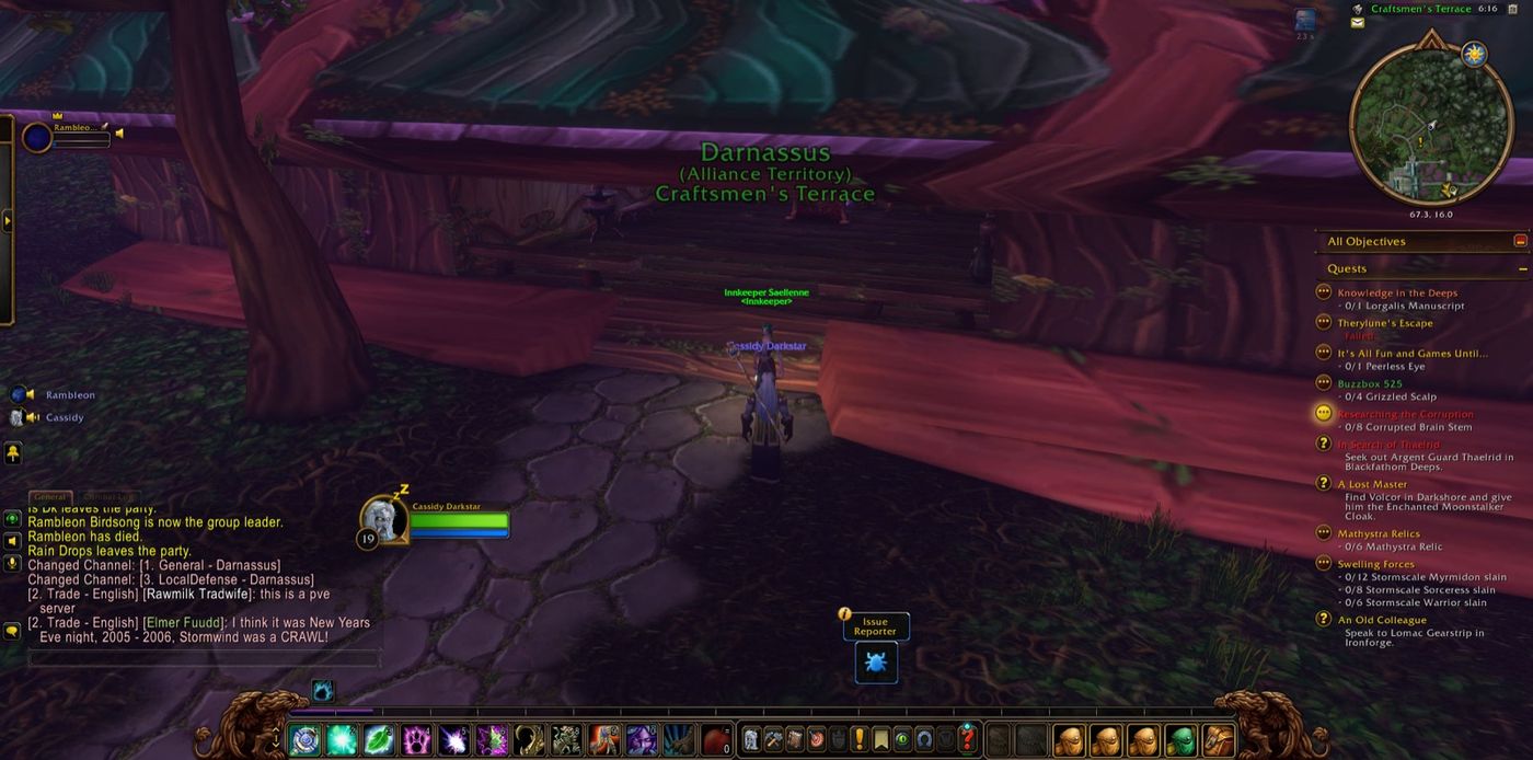 Entered Darnassus