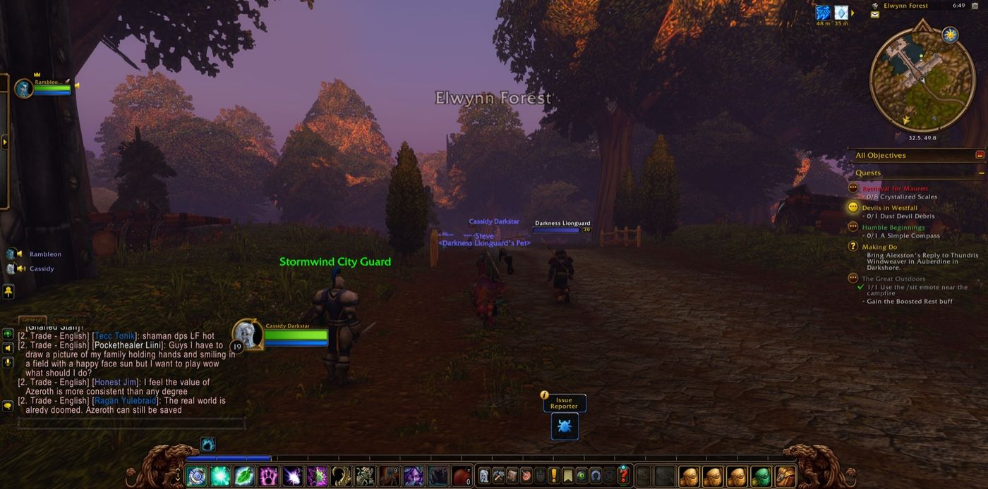 Entered Elwynn Forest