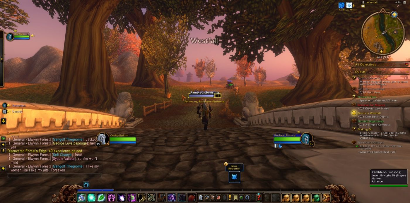 Entered Westfall