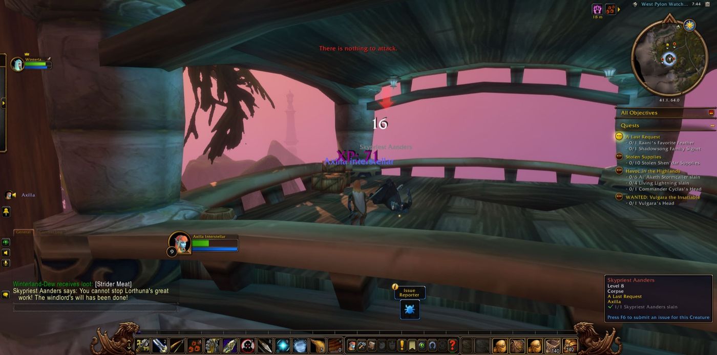 Screenshot in West Pylon Watchtower