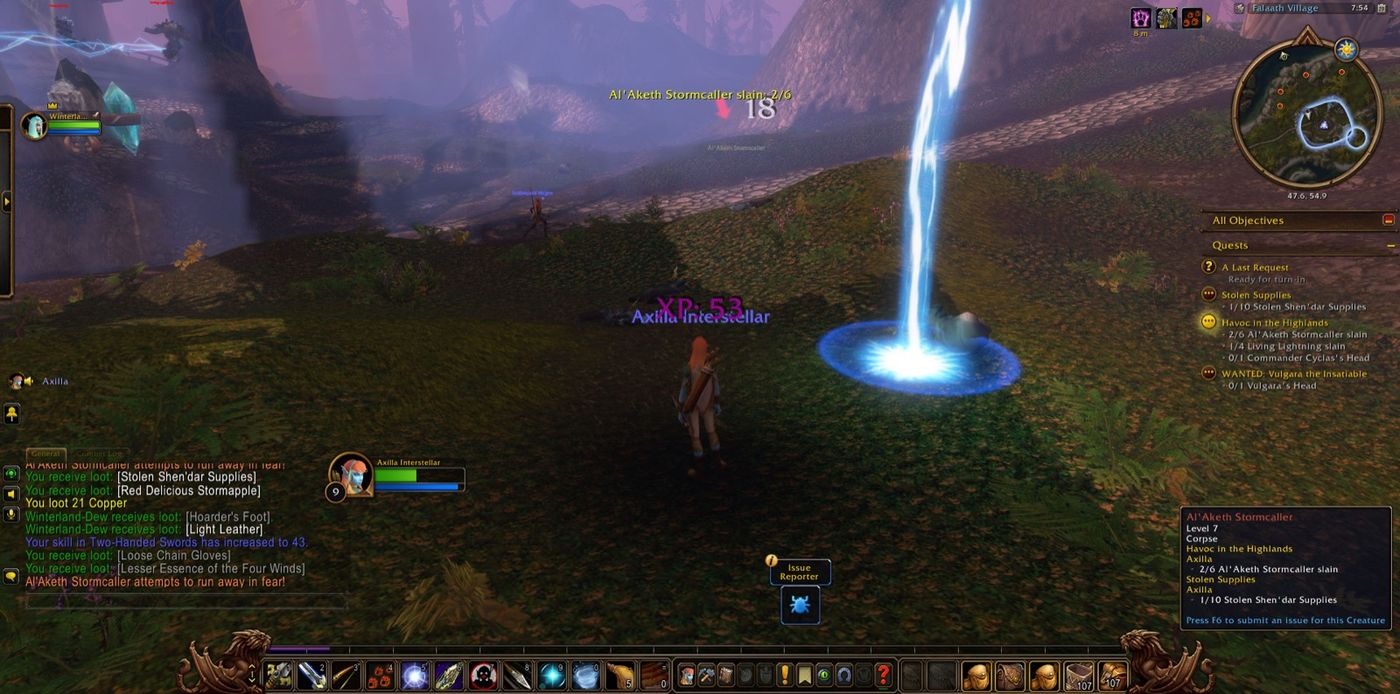 Screenshot in Falaath Village