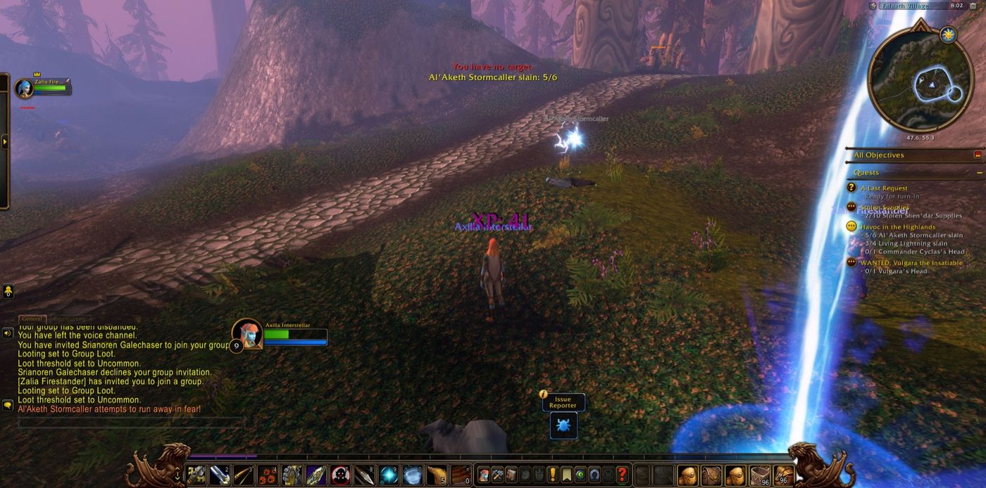 Screenshot in Falaath Village