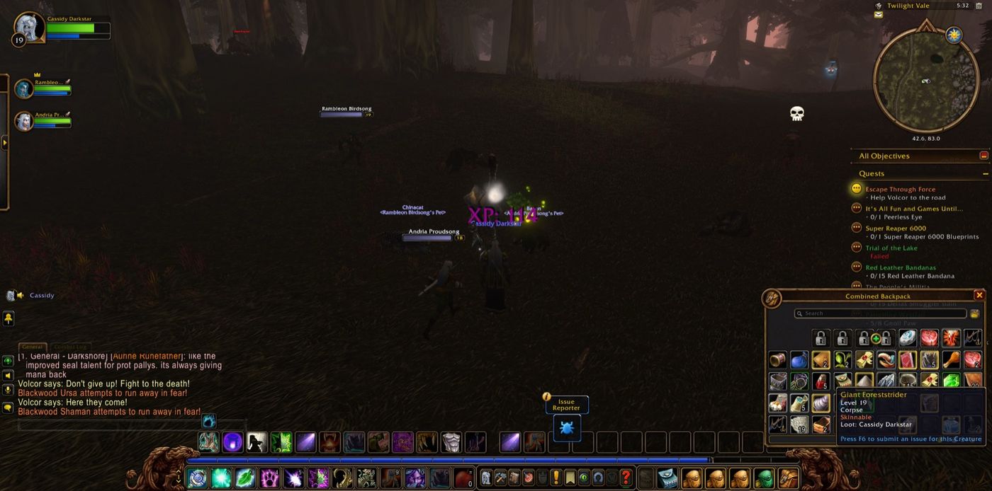 Screenshot in Twilight Vale