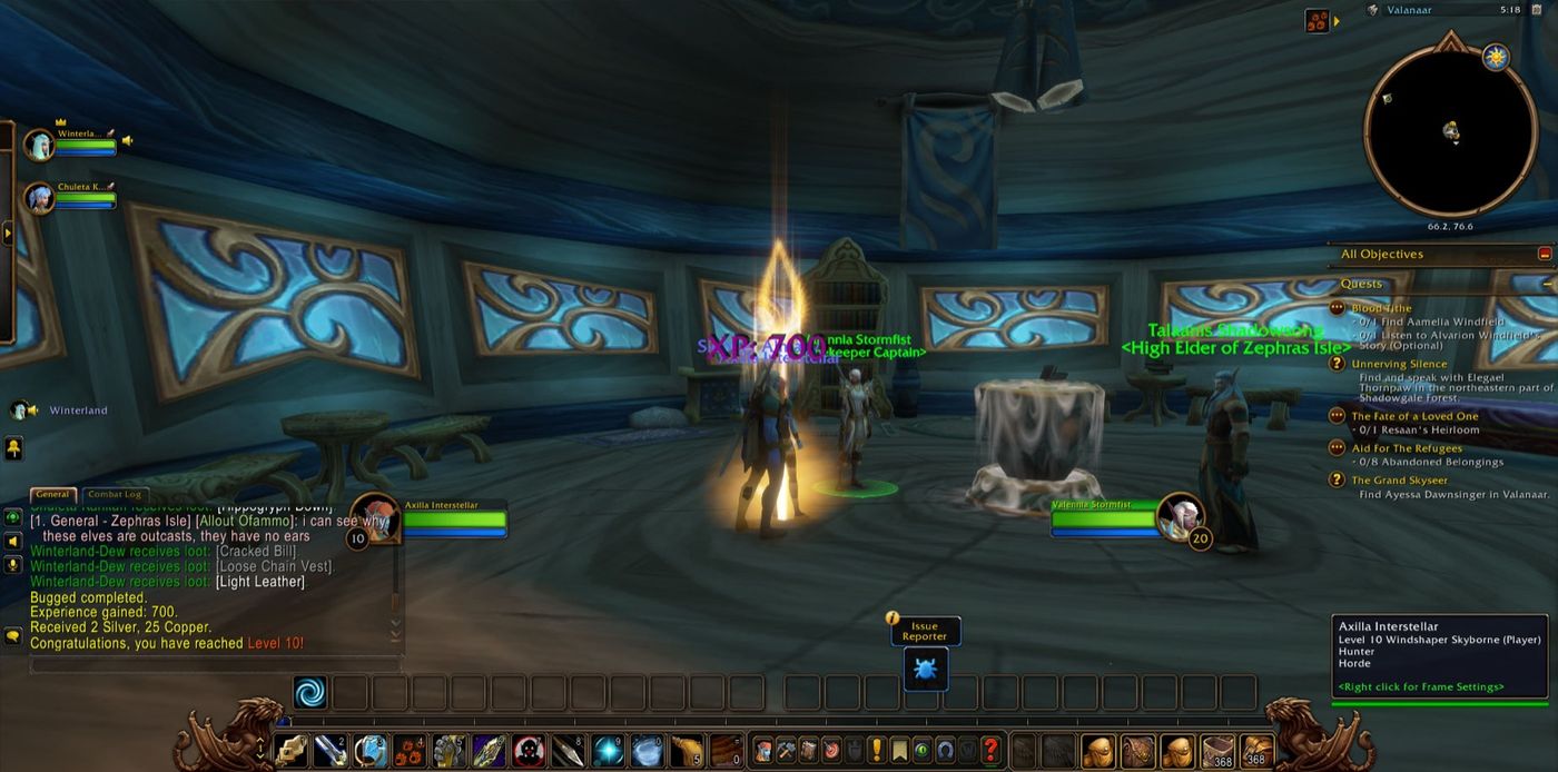 Reached Level 10 in Valanaar